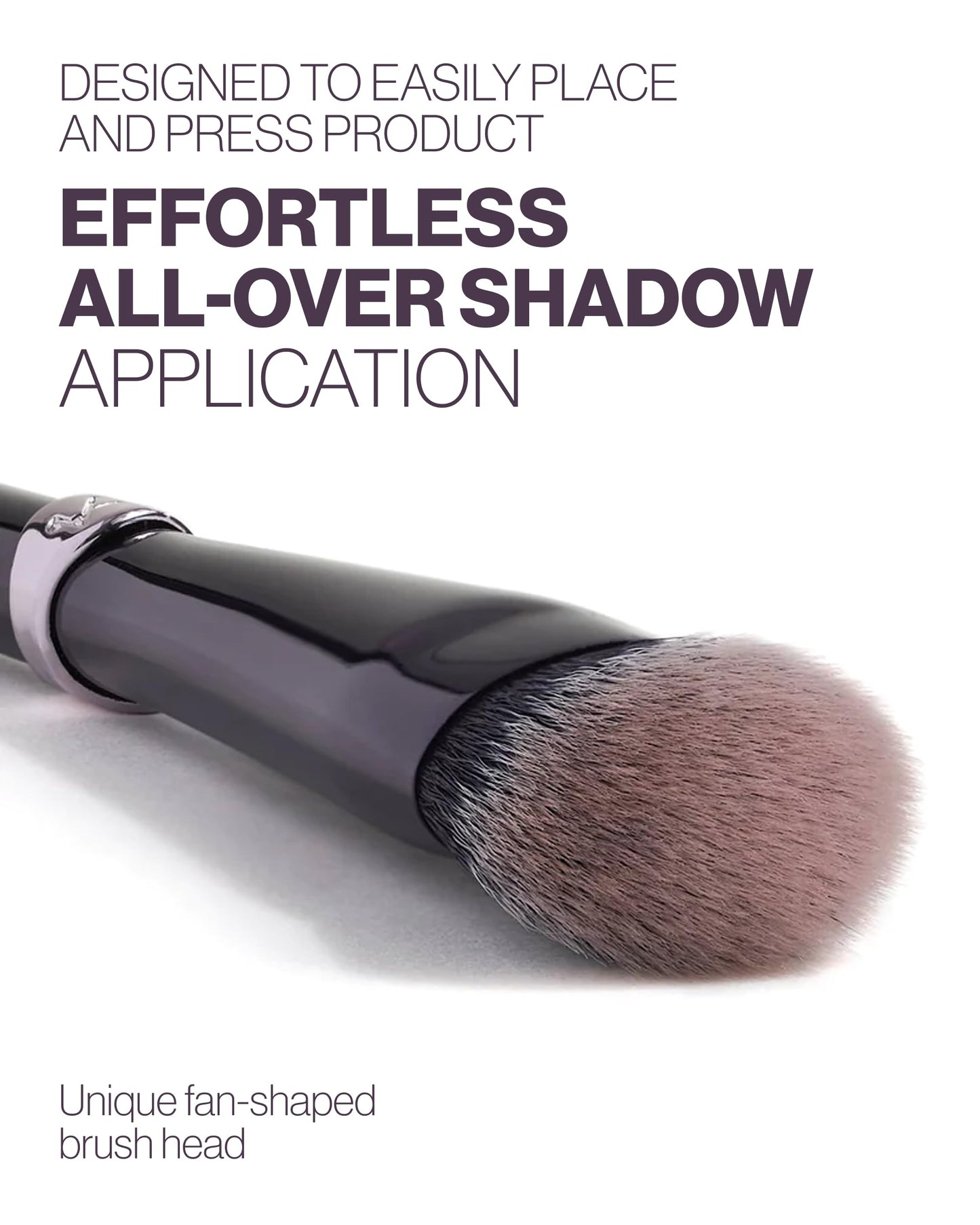 Anisa Beauty Eye Fan All-Over Brush | Soft Dense Vegan Brush for Blending Cream, Liquid, and Powder Eyeshadow | Fan-Shaped Head for All-Over Lid Beauty & Personal Care ANISA BEAUTY