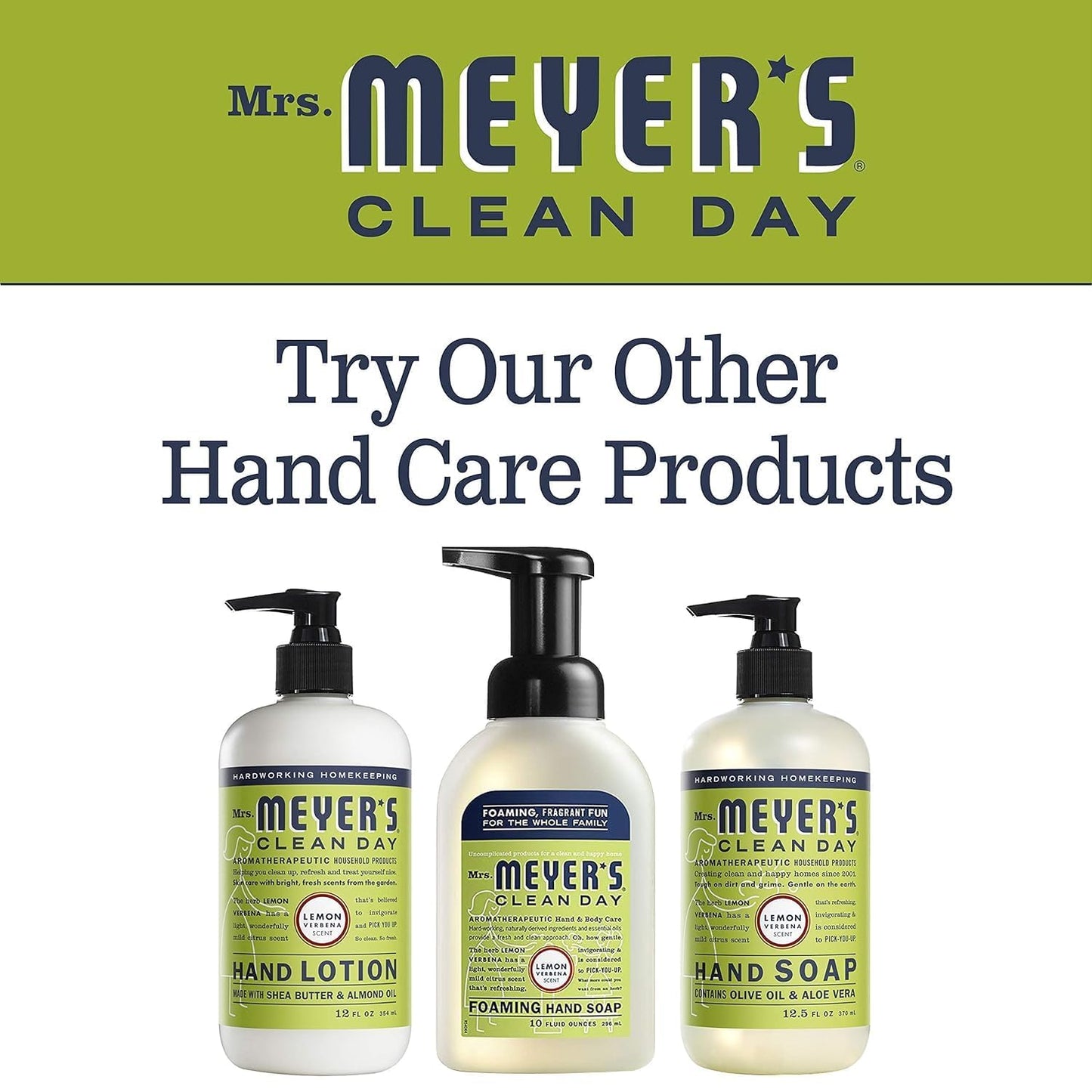 Mrs. MEYER'S CLEAN DAY Liquid Hand Soap Refill Lemon Verbena 33 Fl Oz (Pack of 5) Beauty & Personal Care Mrs. MEYER'S