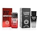 META-BOSEM 717 Superstar Stay Wild+London Touch Men's Cologne Collection, Eau de Toilette Natural Spray - Clean Fresh Scents - Holiday Gift Set (Pack Beauty & Personal Care META-BOSEM