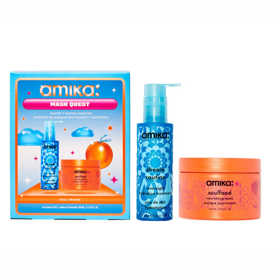 amika mask quest: nourish + hydrate mask set Beauty & Personal Care Amika