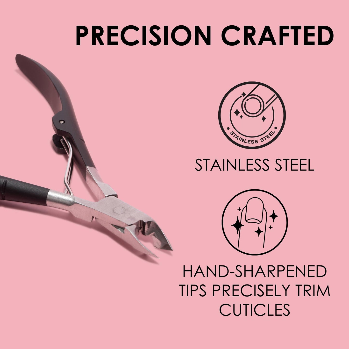 JAPONESQUE Cuticle Nipper Soft Touch Beauty & Personal Care JAPONESQUE