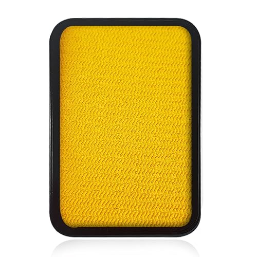 Kraze FX Face Paint Palette Refill - Yellow Face Paint (10 gm) - Hypoallergenic Non-Toxic Water Activated Professional Halloween Face & Body Painting Beauty & Personal Care Kraze FX