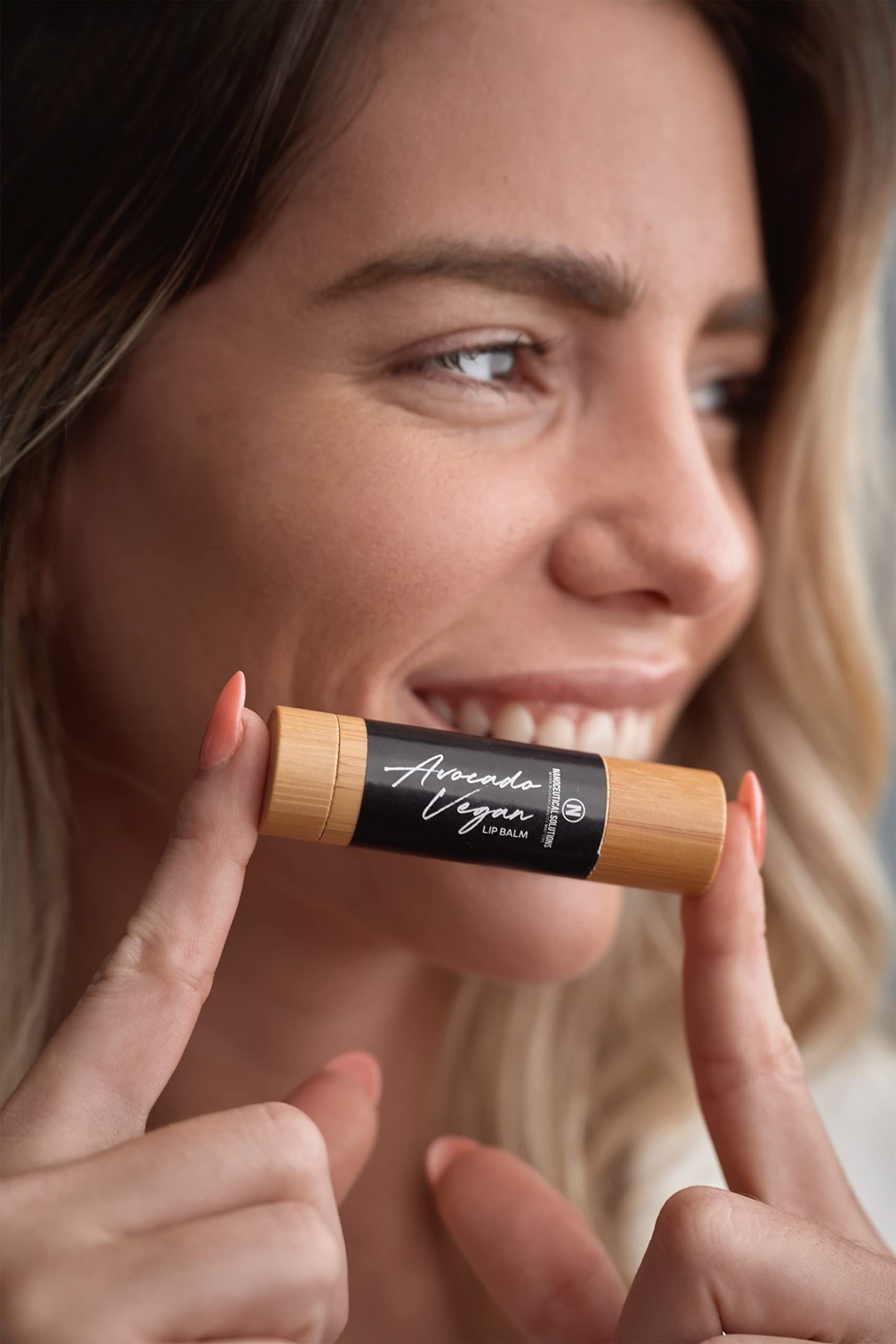 AVOCADO VEGAN LIP BALM, Clean, Light, Highly Nutritious Avocado & Shea Butter Lip Balm, Penetrates Deep Tissue and Protects Chapped Dry and Sore Lips. Beauty and Personal Care Nanoceutical Solutions