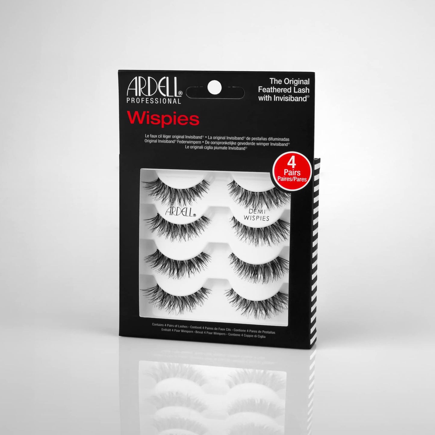 THE Best 4 Pairs Ardell Demi Wispies Natural Multipack False Eyelashes Fake Eye Lashes Beauty & Personal Care Ardell