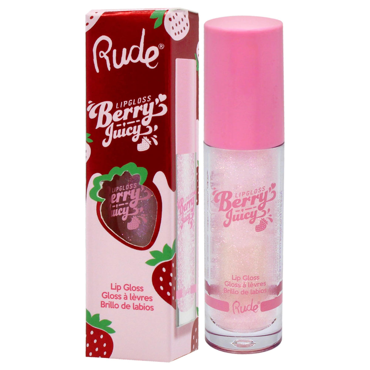 RUDE Berry Juicy Lip Gloss, Pure, 0.14 oz (Golden Hour) Beauty & Personal Care RUDE