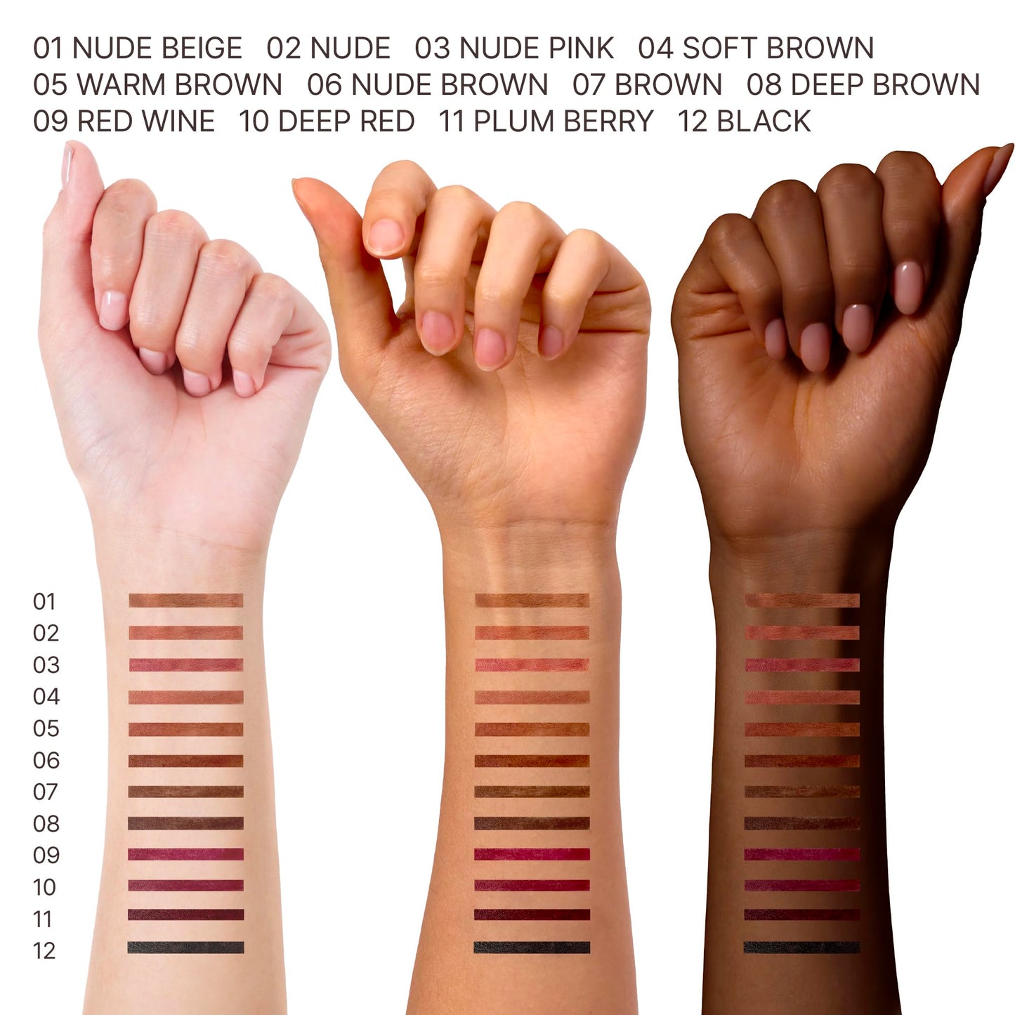 Ruby Kisses Plumping Effect Lip Liner, Semi Matte, Smudge Proof, High Pigment, Medium to Full Coverage Makeup, Precise Tip, Bold Color Lip Plumper Beauty & Personal Care Ruby Kisses