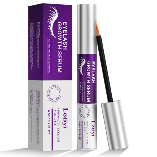 LOTIYI Eyelashes Growth Serum -6ml Eyelash Growth Serum for Natural Lashes & Extensions & Eyebrows, Thicker, Fuller & Longer Looking Beauty & Personal Care LOTIYI