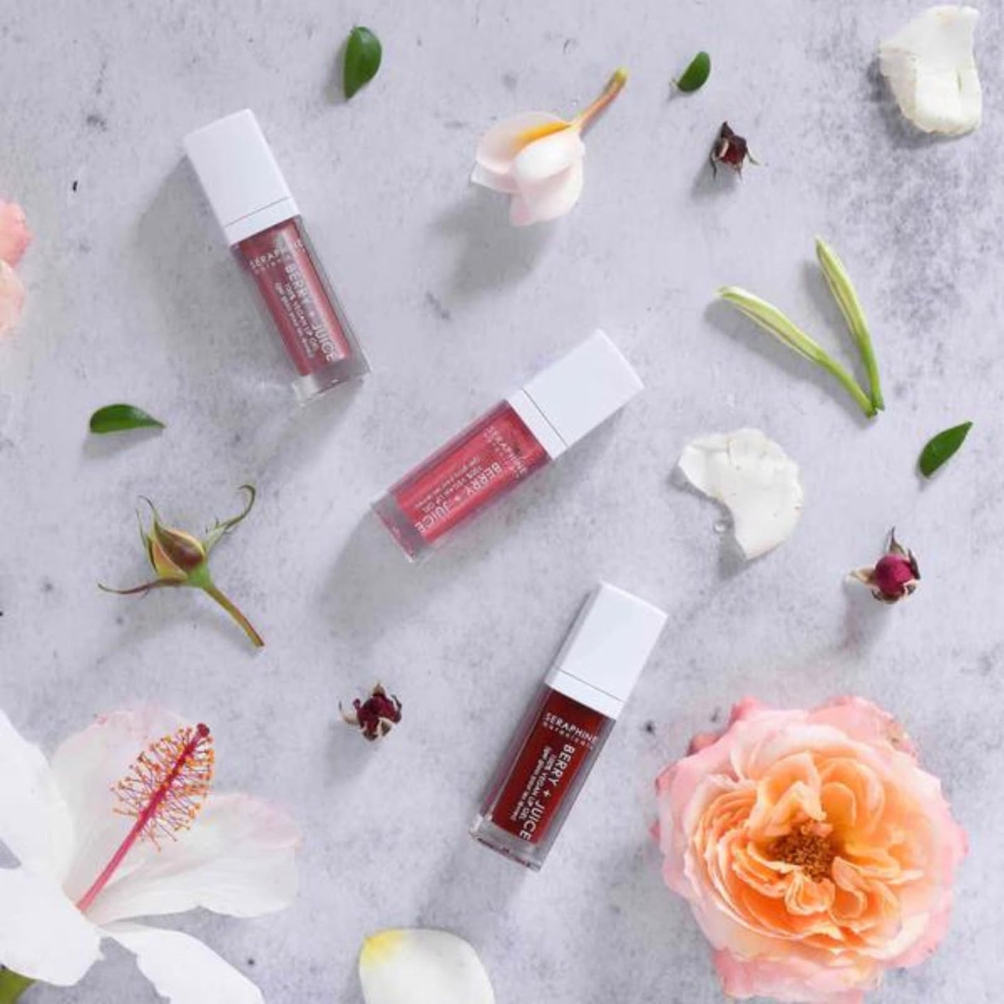 Seraphine Botanicals Berry + Juice - 100% Vegan Lip Gel Tinted Gloss 0.20 fl oz (Pink Berry) Beauty & Personal Care Seraphine Botanicals