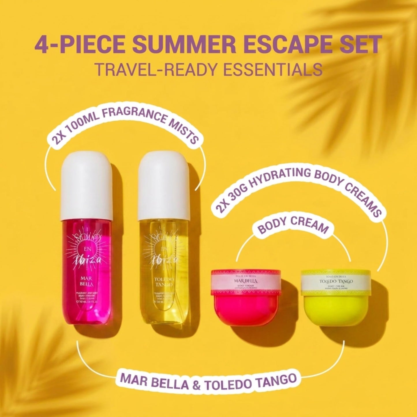 Solo En Ibeza Fragrance Set Mini | Bum Bum Cream & Body Mist Set | Fragrance Gift Set for Women | Travel Size Lotion & Spray Kit | Rio de Janeiro Beauty & Personal Care Solo en Ibiza