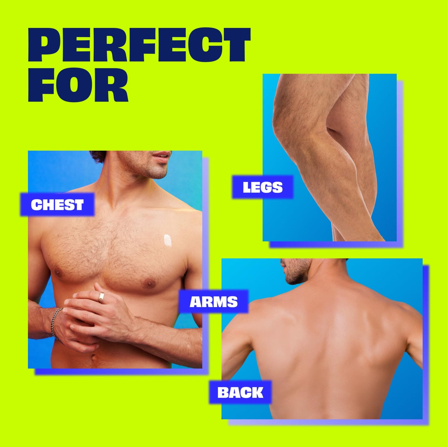 Nair Men Hair Remover Body Cream, Quick and Easy Body Hair Removal Cream for Men, Aloe and Lanolin, Dermatologist Tested, 12 Oz Beauty & Personal Care Nair