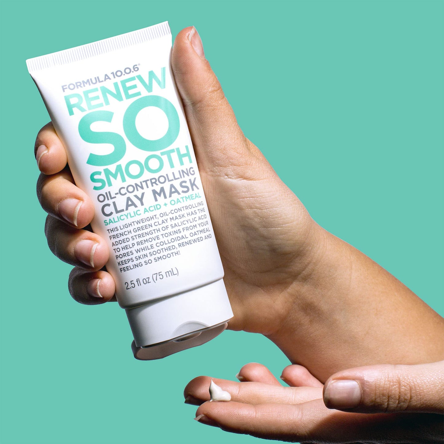 FORMULA 10.0.6 - Renew So Smooth Oil-Controlling Clay Mask 2.54 fl oz (75ml) Beauty & Personal Care FORMULA 10.0.6