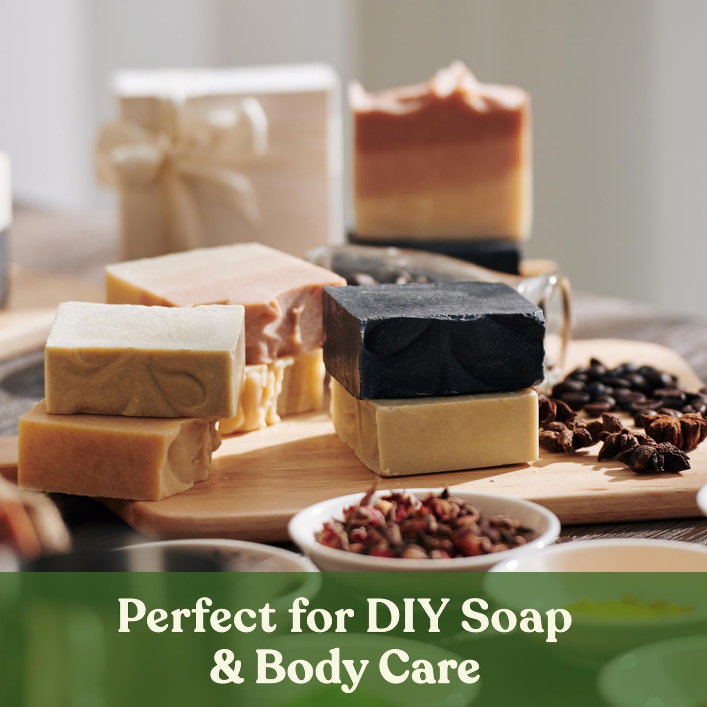 Soapeauty Palm Oil RBD - 100% Pure, Cold-Pressed, Non-Hydrogenated & Sustainable for DIY Soap, Creams & Lotions - Rich in Vitamin E - 16 fl oz Beauty & Personal Care Soapeauty