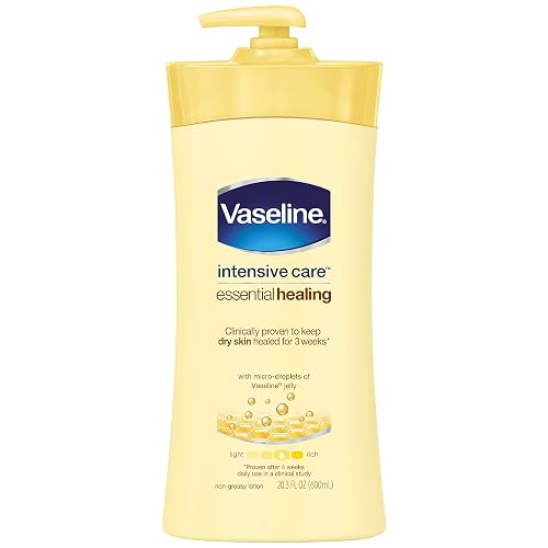 Vaseline Intensive Care Body Lotion, Essential Healing, 20.3 Fl Oz (Pack of 3) Beauty & Personal Care Vaseline