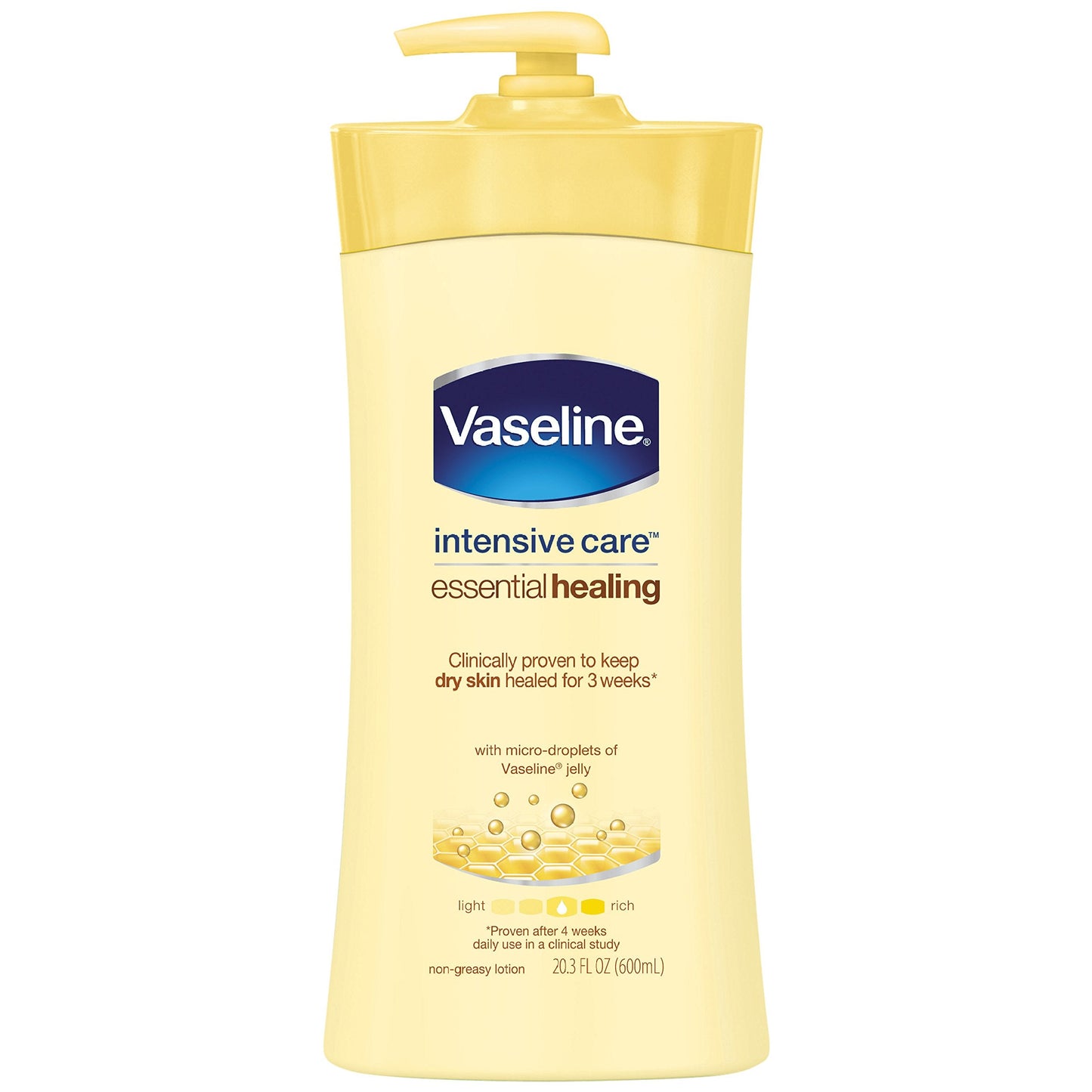 Vaseline Intensive Care Body Lotion, Essential Healing, 20.3 Fl Oz (Pack of 3) Beauty & Personal Care Vaseline