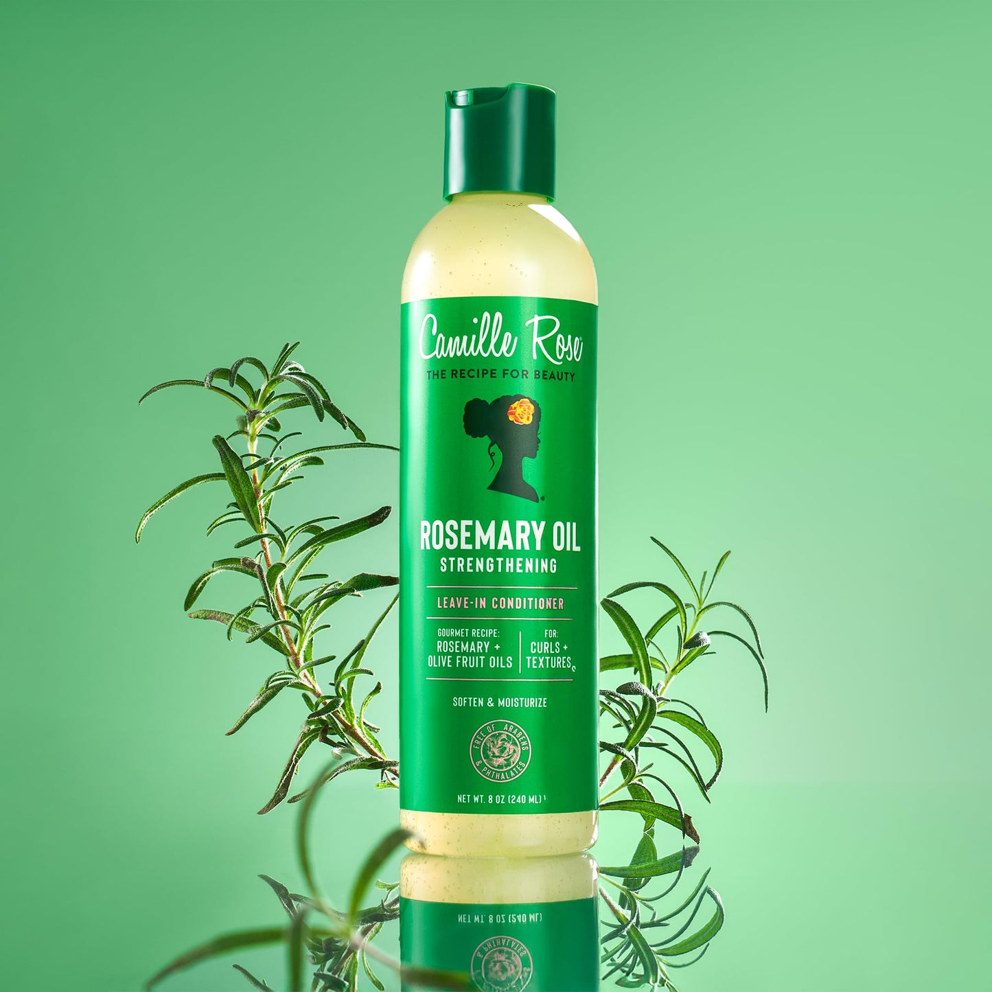 Camille Rose Leave-in Conditioner, Rosemary Oil - Deep Conditioning for Hair Strengthening, Detangling, Dry Scalp Moisturizer, 8 Oz Beauty & Personal Care Camille Rose