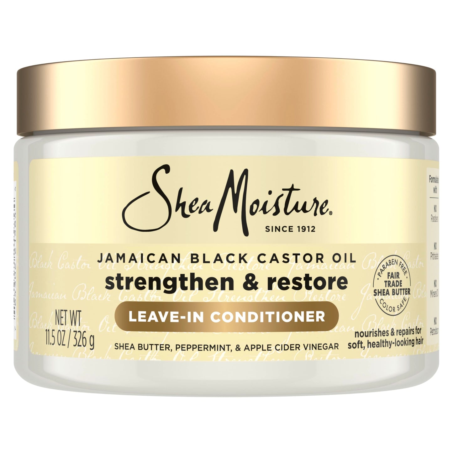 SheaMoisture Jamaican Black Castor Oil, Strengthen & Restore Leave-In Conditioner, 11.5 fl oz (340 ml) Beauty & Personal Care SheaMoisture