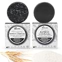 Solid Rice Protein Water Shampoo & Conditioner Hair Soap - Shampoo and Conditioner Bars For Hair With All Natural Plant Based Essential Oils And Zero Beauty & Personal Care BAMBOEARTH