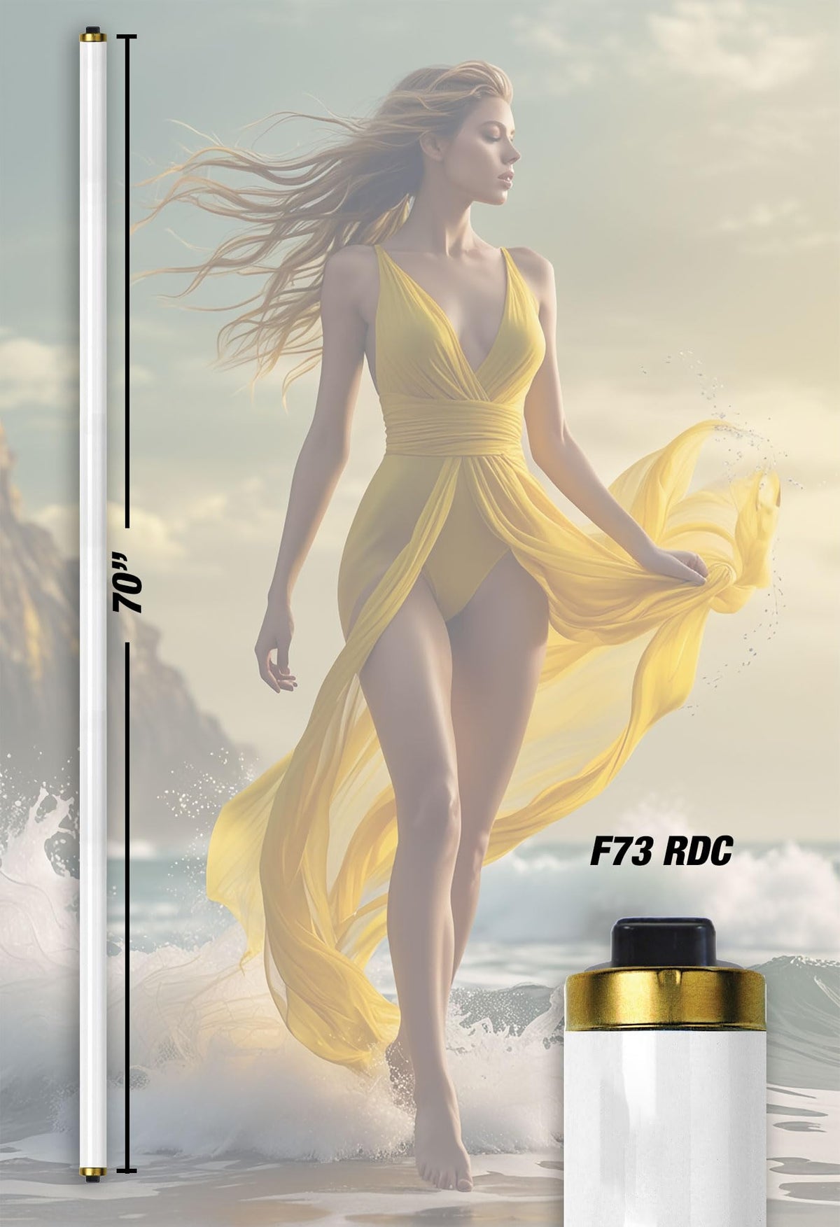 Wolff System GoldenBronze F73T12 HO 100W RDC Tanning Bulbs - Intense Bronze (32)