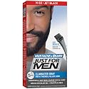 Mustache and Beard Brush-In Color Gel Jet Black Beauty & Personal Care Just for Men