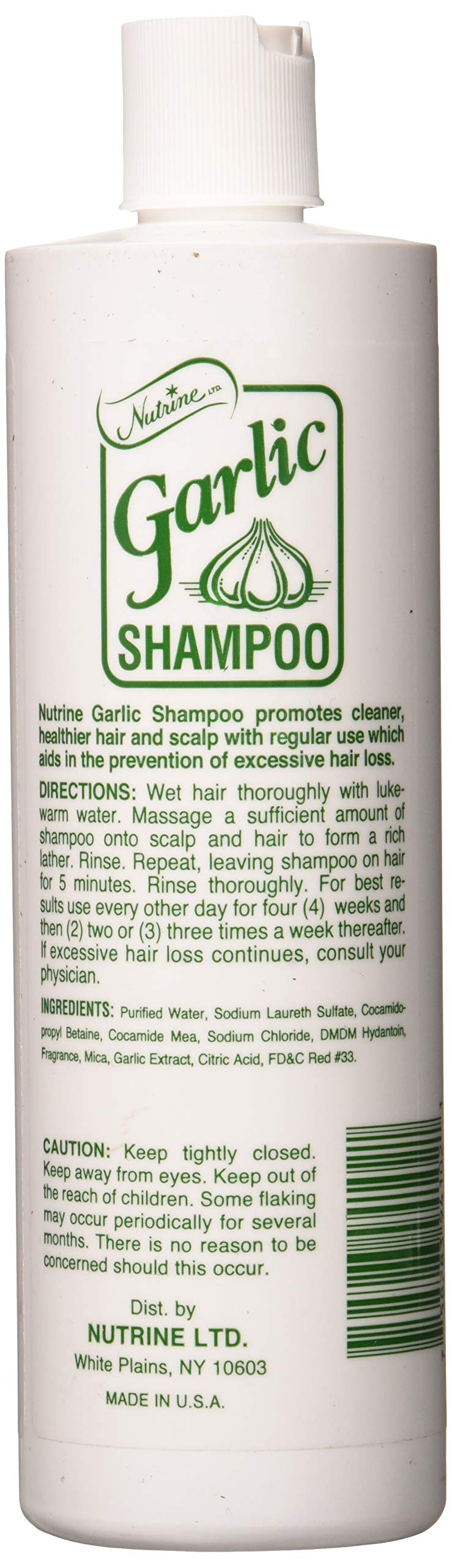 Nutrine Garlic Shampoo Unscented 16 Ounce (473ml) (Pack of 6) Beauty & Personal Care Nutrine