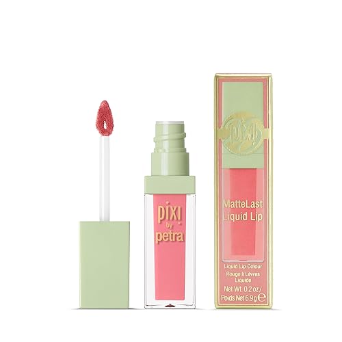 Pixi Beauty MatteLast Liquid Lip | Long-Wearing Matte Lip Color with Rosehip Oil | Hydrating & Comfortable | Precision PixiPetal Applicator | Fresh Beauty & Personal Care Pixi