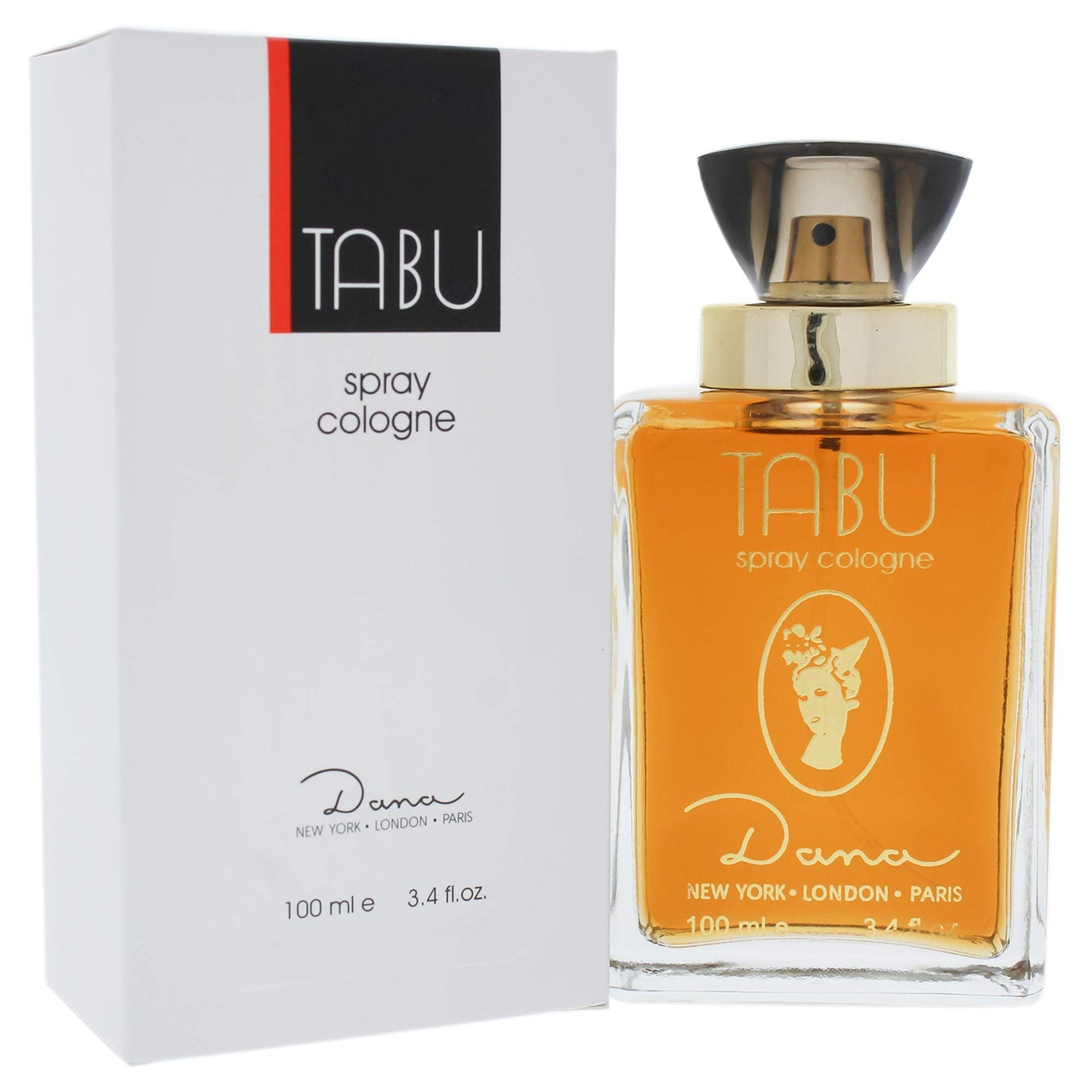 Dana Tabu Eau de Cologne Spray for Women, 3.4 Ounce Beauty & Personal Care Dana
