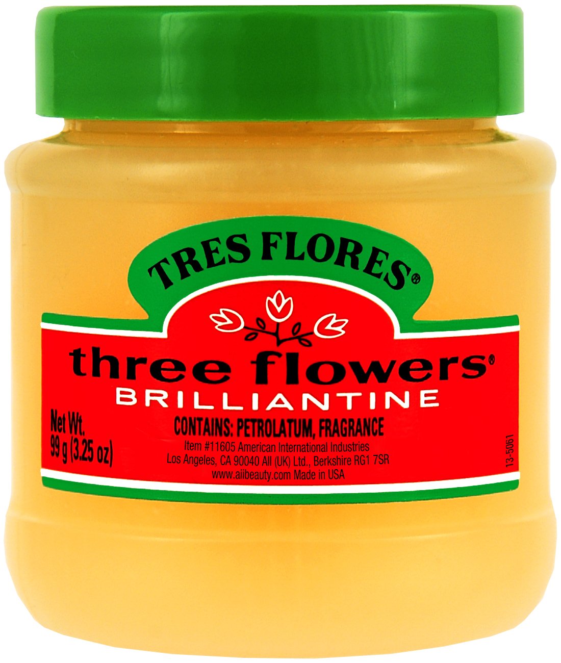 Three Flowers Brilliantine Solid, 3.25-Ounce (Pack of 3) Beauty & Personal Care Three Flowers