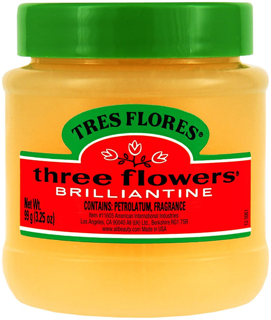 Three Flowers Brilliantine Solid, 3.25-Ounce (Pack of 3) Beauty & Personal Care Three Flowers