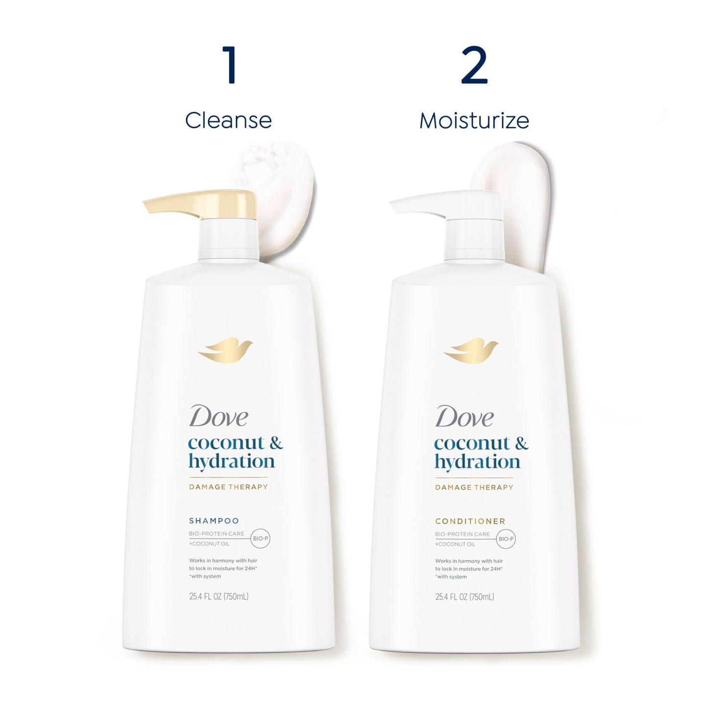 Dove Ultra Care Coconut & Hydration Conditioner for Dry Hair with Jojoba and Sweet Almond Oils, 25.4 oz Beauty & Personal Care Dove