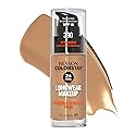 Revlon Liquid Foundation, ColorStay Face Makeup for Combination & Oily Skin, SPF 15, Medium-Full Coverage with Matte Finish, Rich Maple (390), 1.0 oz Beauty & Personal Care REVLON