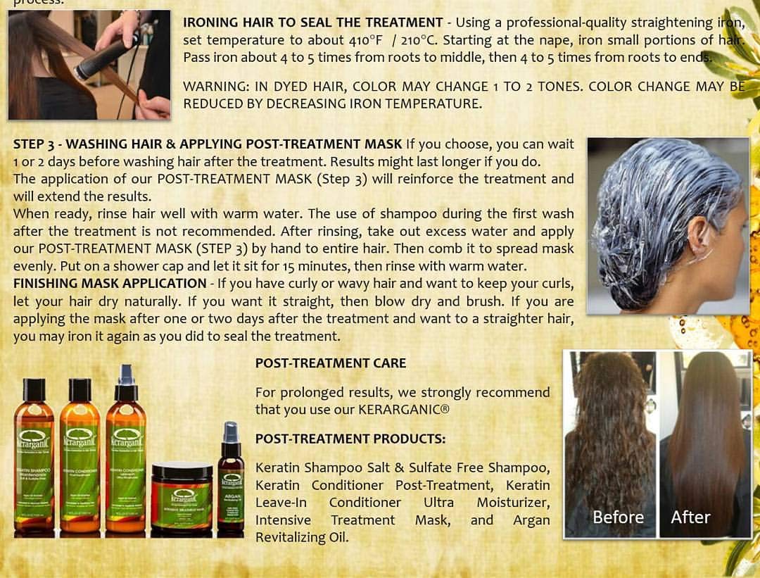 KERARGANIC Formaldehyde-Free Organic Keratin Treatment Set (32 oz/946 ml) - Natural Ingredients, Eliminate Frizz, Reduce Volume, Repair Damaged Hair Beauty & Personal Care KERARGANIC