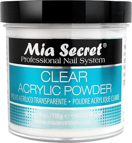 Mia Secret Clear Acrylic Powder 4oz Beauty & Personal Care Mia Secret
