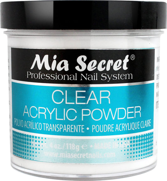 Mia Secret Clear Acrylic Powder 4oz Beauty & Personal Care Mia Secret
