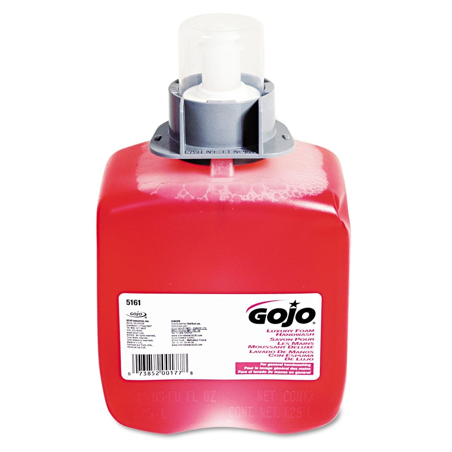 Gojo 516103EA FMX-12 Luxury Foam Hand Wash, Cranberry, 1250mL Refill, 1/Each Beauty & Personal Care Gojo