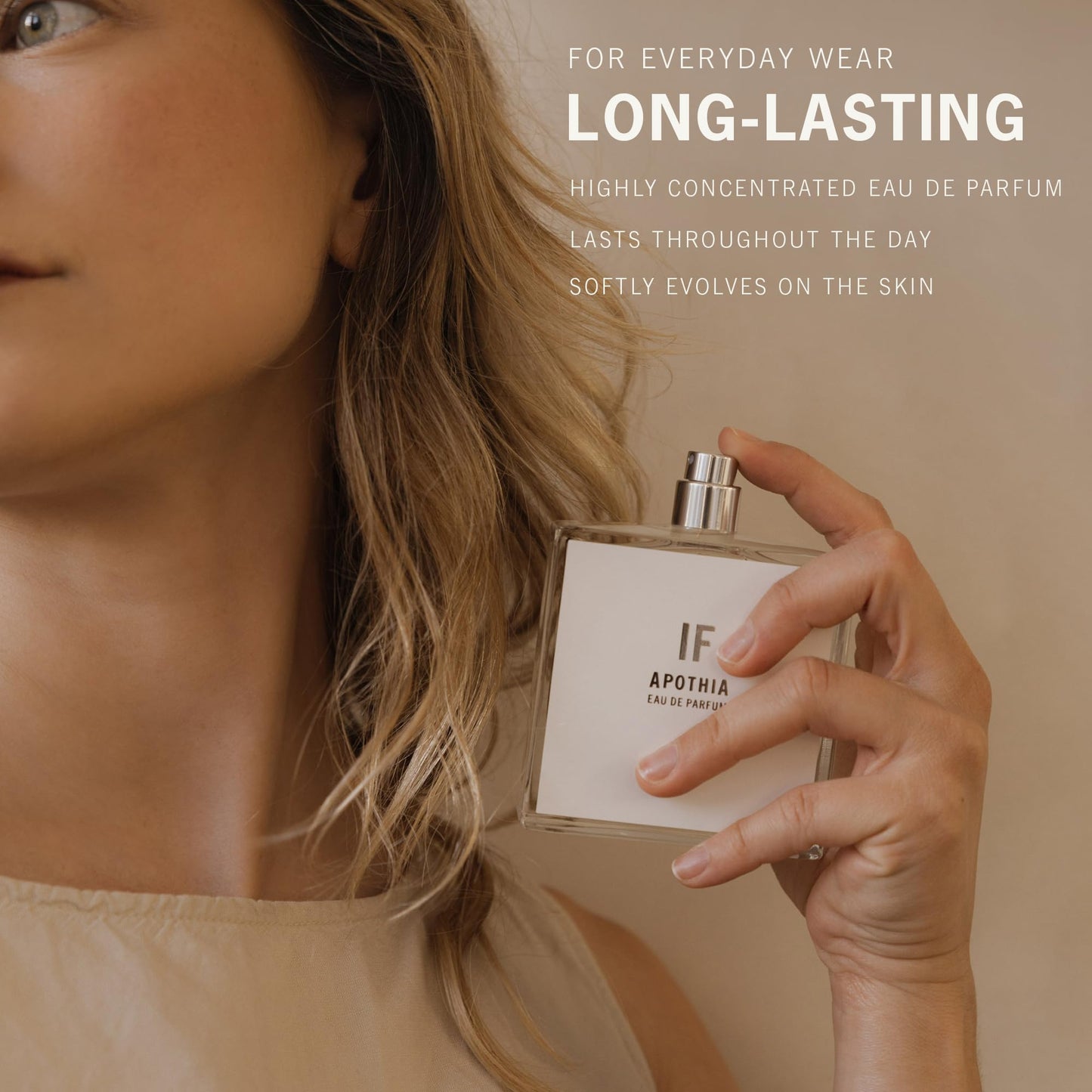 APOTHIA Eau de Parfum | IF | Bergamot, Gardenia, Tuberose, White Jasmine & Musk | Clean, Long Lasting Perfume for Women | Non-Toxic, Cruelty Free | Beauty & Personal Care APOTHIA