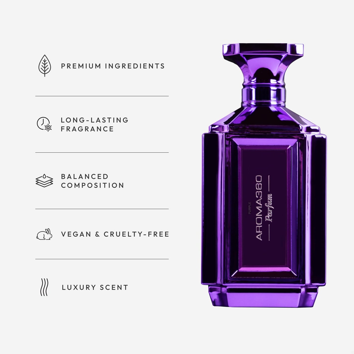 Aroma360 Women's Perfume - Luxurious Fragrance - Notes of Neroli Flower, Peppercorn & Amber - Purple, 50mL/1.7 fl oz Beauty & Personal Care Aroma360