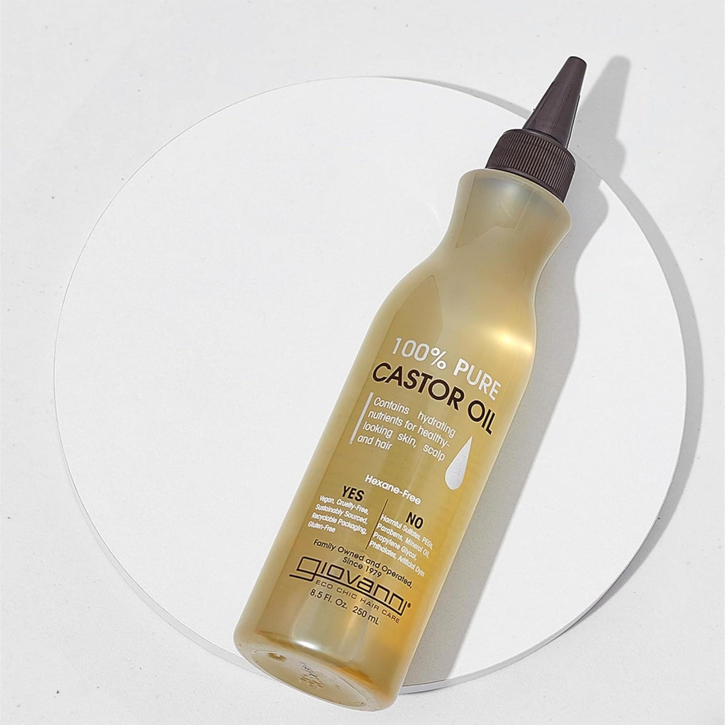 GIOVANNI Castor Oil Trio - Shampoo, Conditioner, & Castor Oil, All Hair Types, Moisturize Hair & Scalp, Hydrate & Tame Frizz, Jojoba, Argan Oil Beauty & Personal Care GIOVANNI