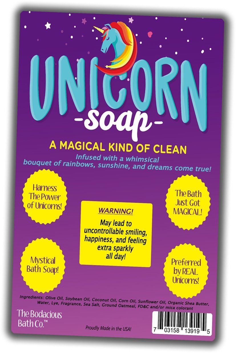 Gears Out Unicorn Soap - Premium Bath Soap for Girls - Cute - Magical - Fun - Pretty and Pink - Harness The Power of Unicorns Beauty & Personal Care Gears Out