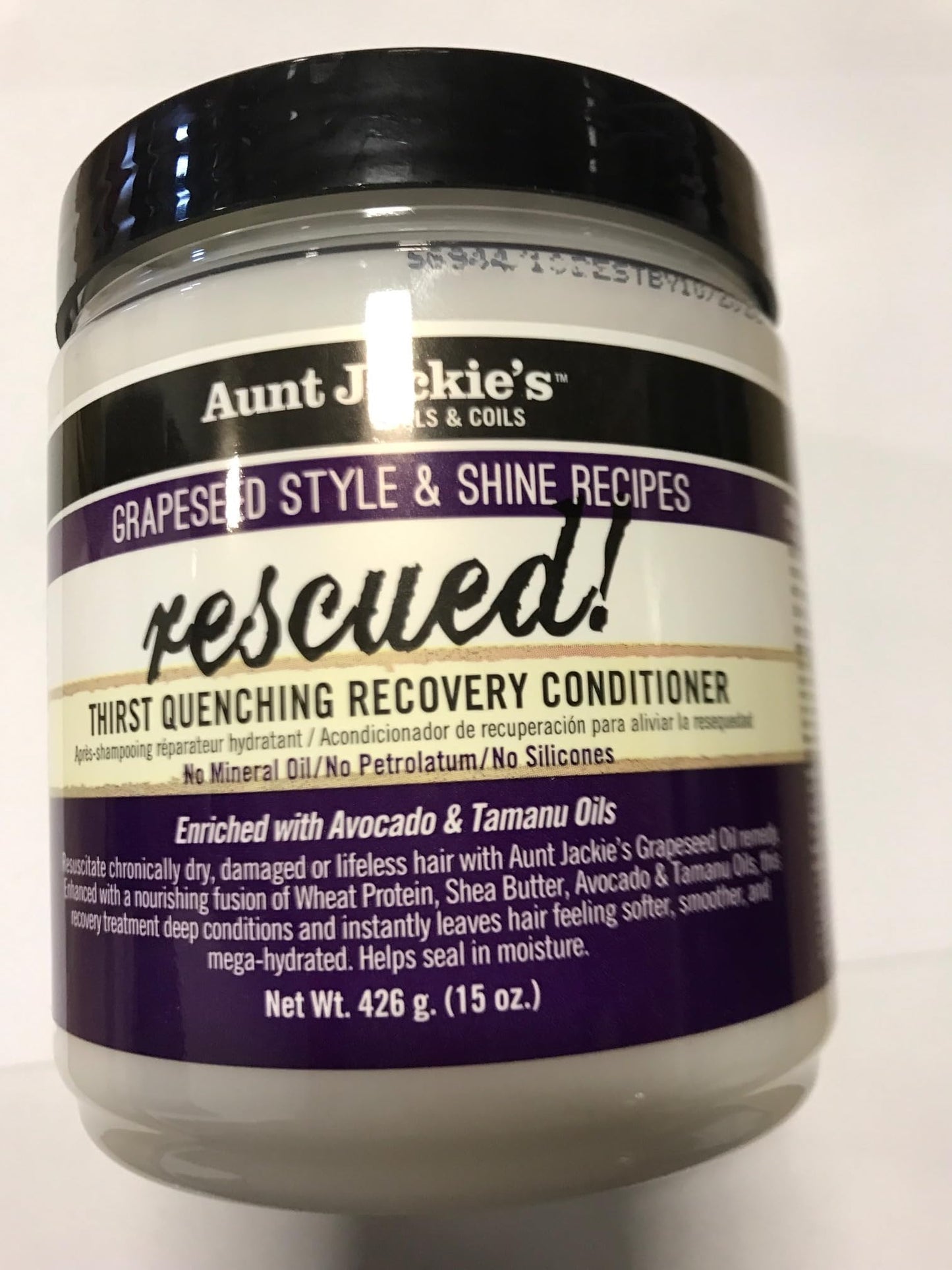 Aunt Jackie's Grapeseed Style Hair Care - Clarifying Shampoo 12oz & Recovery Conditioner 15oz Beauty & Personal Care Aunt Jackie's Grapeseed