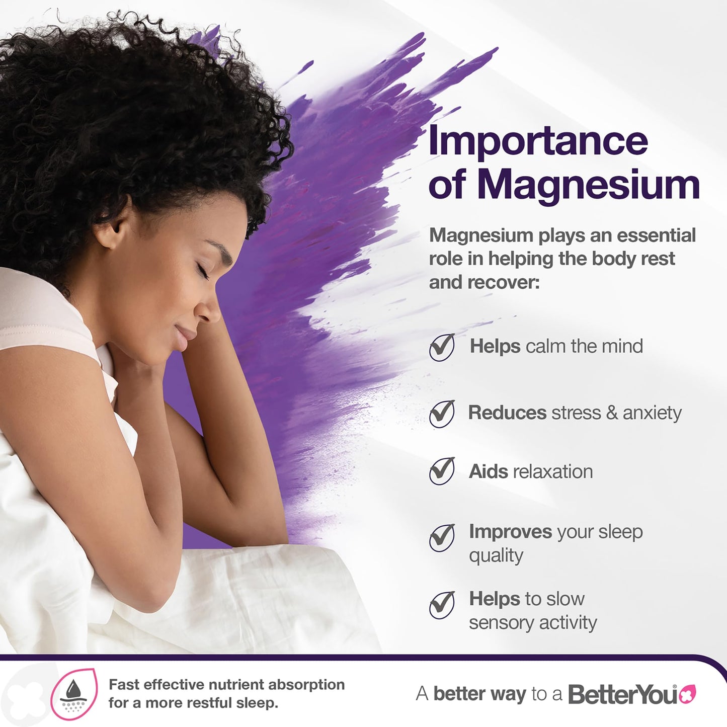 BetterYou Magnesium Sleep Mineral Bath Flakes - Mineral Bath Salts for Muscle Relaxation - Soothing Sore Muscle Soak - Natural Vegan Formula - 2.3 lb Beauty and Personal Care BetterYou