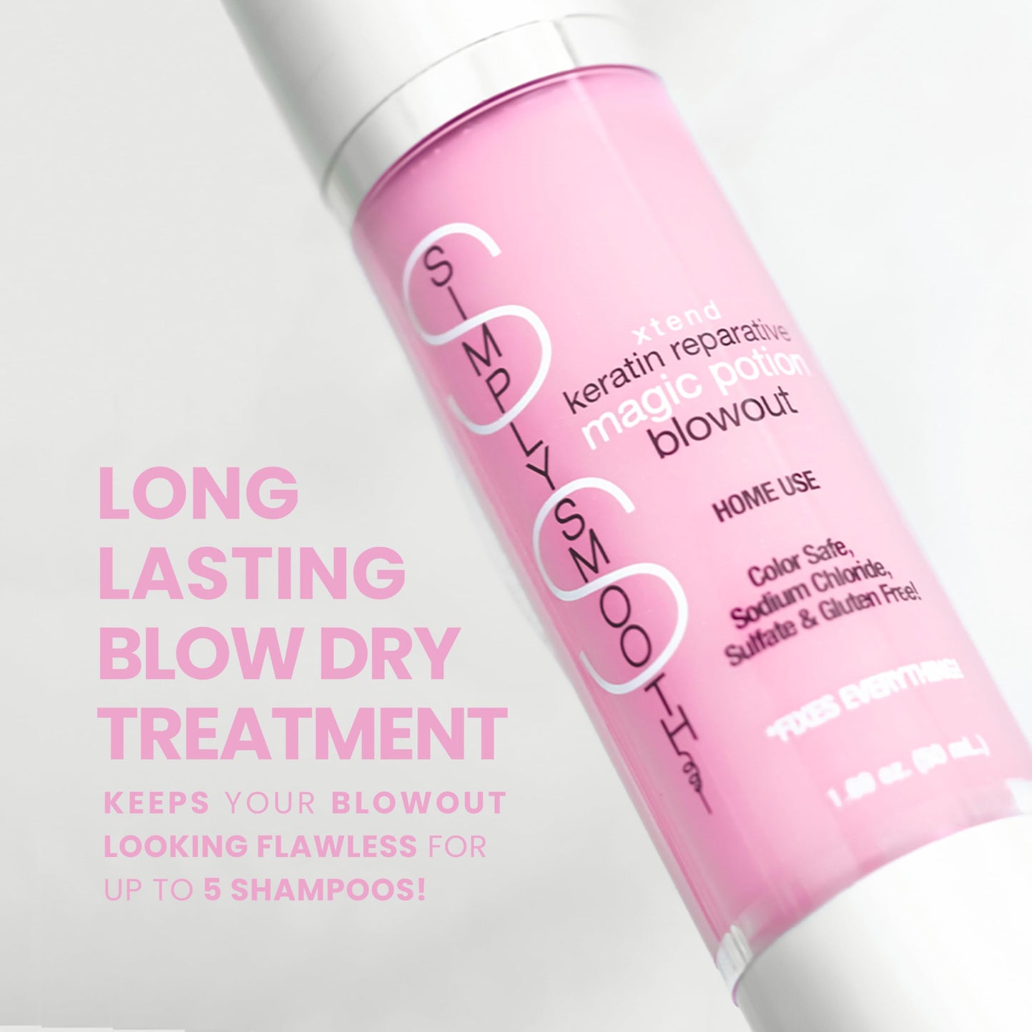 SIMPLY SMOOTH Magic Potion Blowout Serum - Keratin-Infused, Heat-Activated Styling Serum for Frizz-Free, Bouncy Blowouts | Adds Volume, Shine Beauty & Personal Care SIMPLY SMOOTH