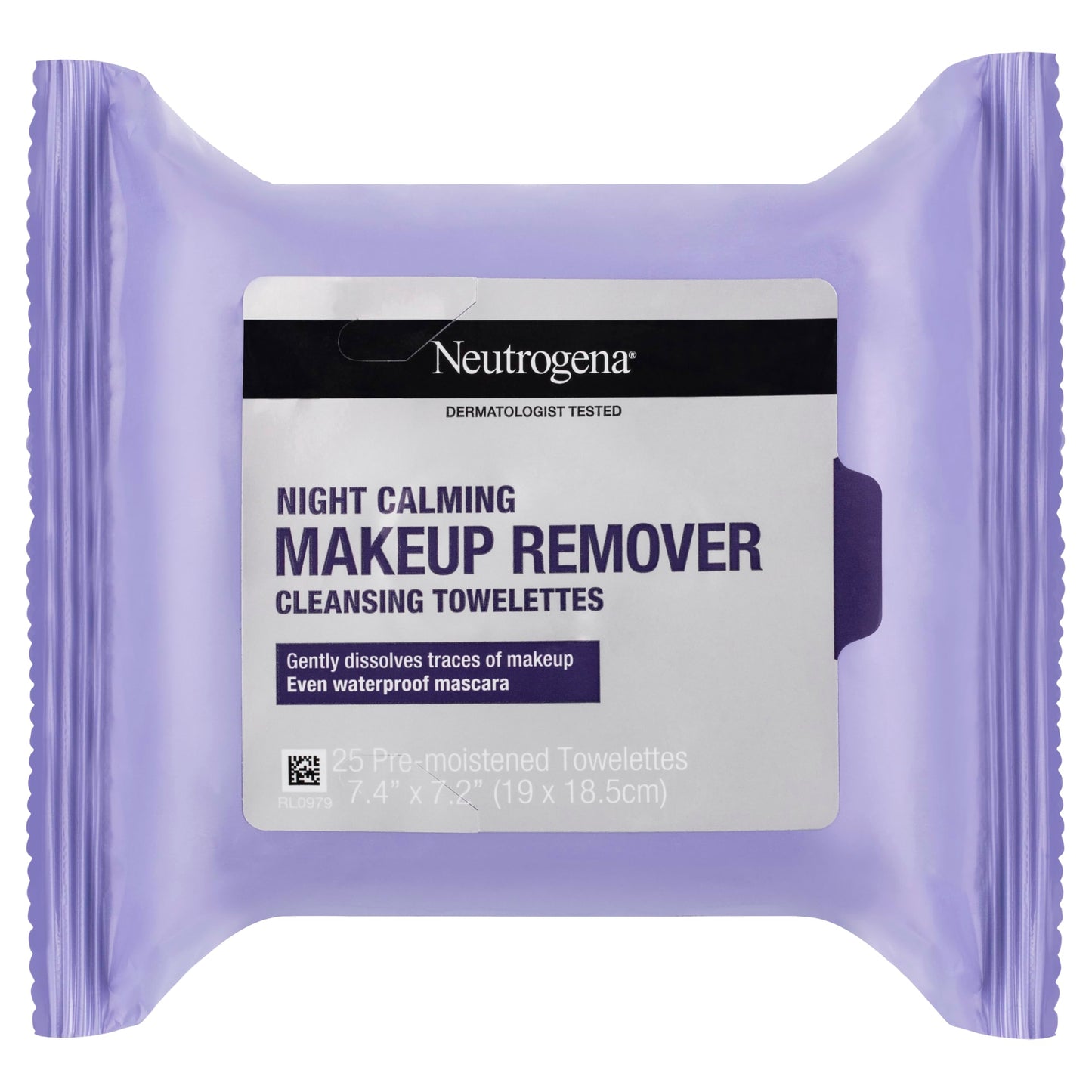 Neutrogena Night Calming Cleansing Makeup Remover Face Wipes, Disposable Nighttime Facial Towelettes to Remove Dirt, Oil, Makeup & Waterproof Mascara Beauty & Personal Care Neutrogena