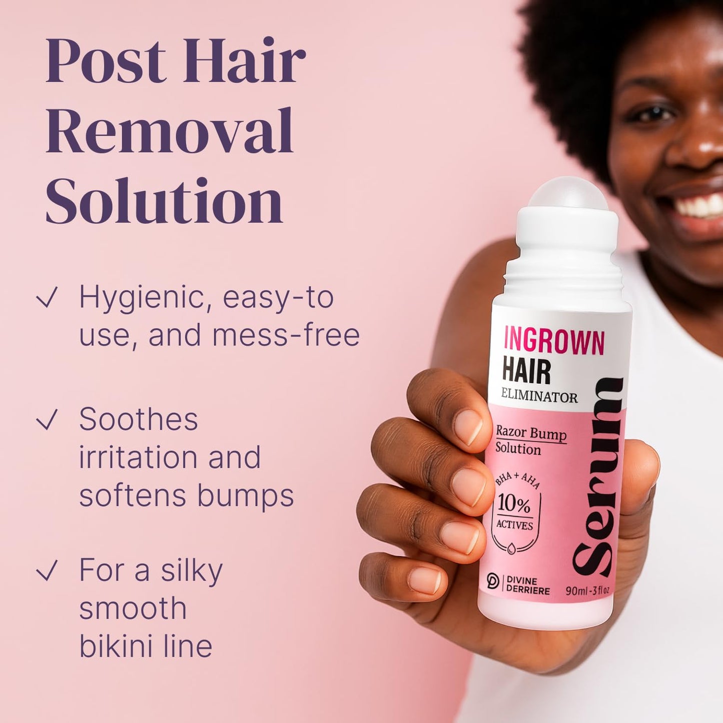 Razor Bump Stopper with Dark Spot Remover, Ingrown Hair Treatment for Bikini Area and Razor Bumps Treatment - Salicylic Acid After Shave Solution Beauty & Personal Care Divine Derriere