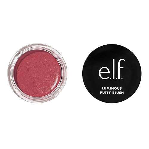 e.l.f. Luminous Putty Blush, Putty-to-Powder, Buildable Blush With A Subtle Shimmer Finish, Highly Pigmented & Creamy, Vegan , St. Barts Beauty & Personal Care e.l.f.