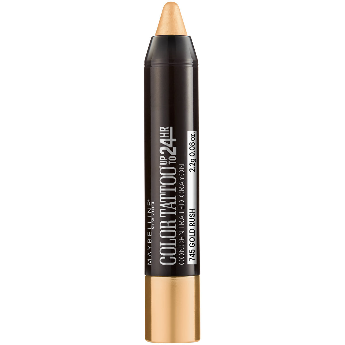Maybelline New York Eyestudio ColorTattoo Concentrated Crayon,745 Gold Rush, 0.08 oz.