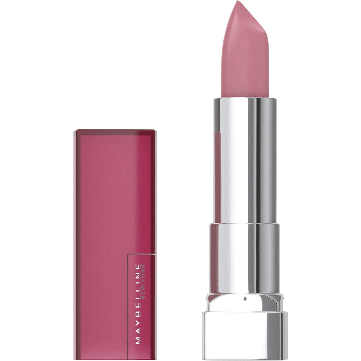 Maybelline Color Sensational Lipstick, Lip Makeup, Matte Finish, Hydrating Lipstick, Nude, Pink, Red, Plum Lip Color, Blushing Pout, 0.15 oz; Beauty & Personal Care MAYBELLINE