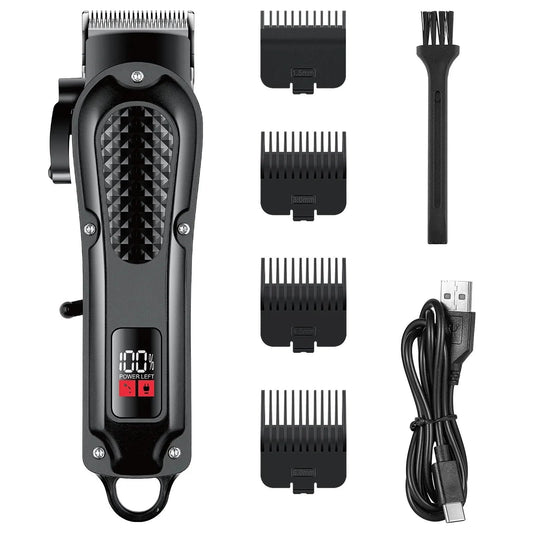 GLESVOWIO Hair Clippers for Men Electric Hair Clipper UBS Rechargeable Cordless Beard Trimmer Men Powerful Electric Hair Clipper Trimming Tool Beauty and Personal Care GLESVOWIO