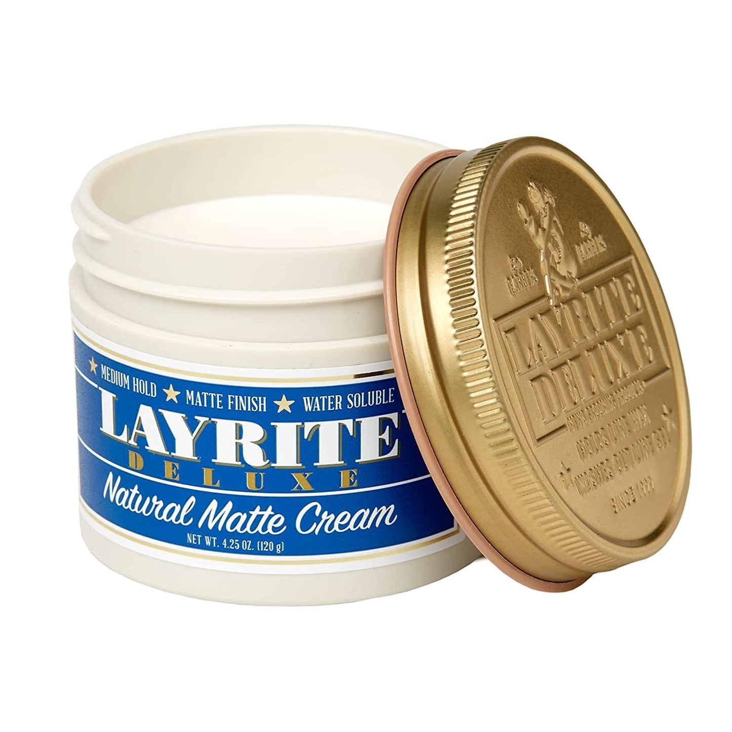Layrite Natural Matte Cream, Basic, White, Mild Cream Soda, 4.25 Ounce Beauty & Personal Care Layrite