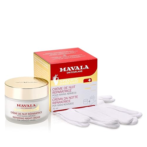 MAVALA Repairing Night Cream for Hands| Dry hands Treatment | Cracked Hands Repair| Overnight Hand Moisturizer | 30 Day Treatment | Moisturizing Beauty & Personal Care MAVALA