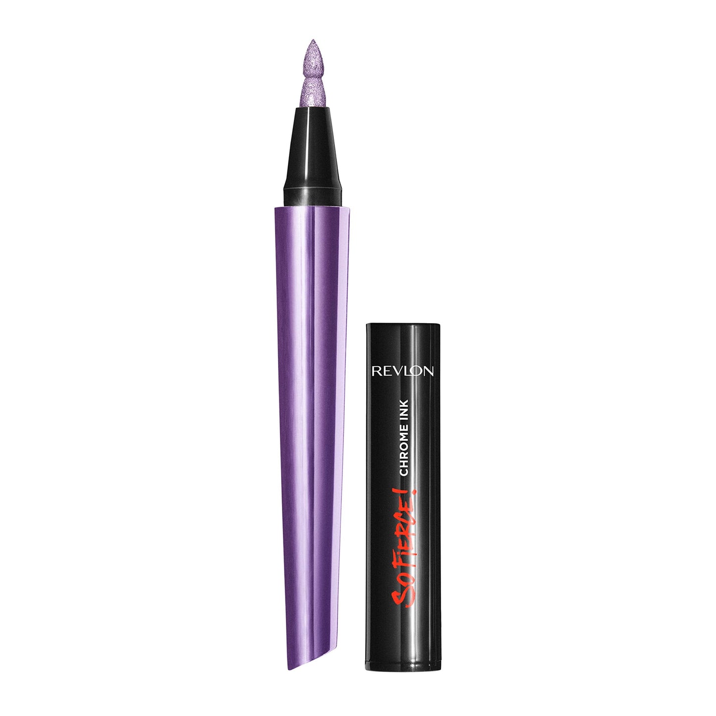 Revlon So Fierce! Chrome Ink Liquid Eyeliner, Longlasting Bold Metallic Pen Liner with Dip Ink Cap for Pearl, Shimmer Blend, 904 Ultraviolet Foil… Beauty & Personal Care REVLON